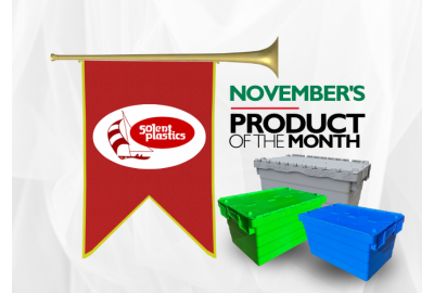 Product of the Month: Coloured Attached Lid Containers