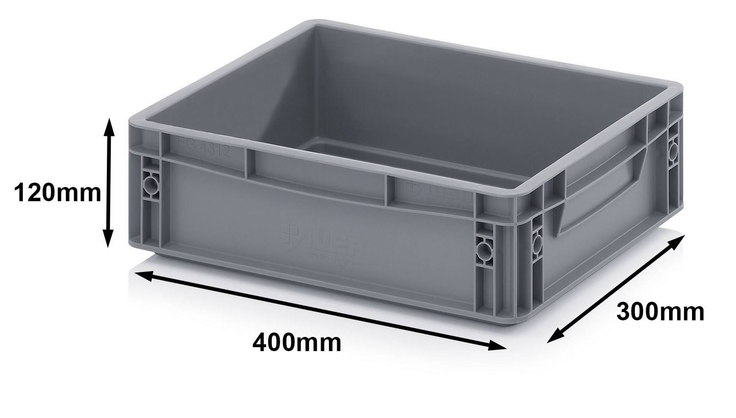 10 Litre Small Euro Plastic Stacking Container