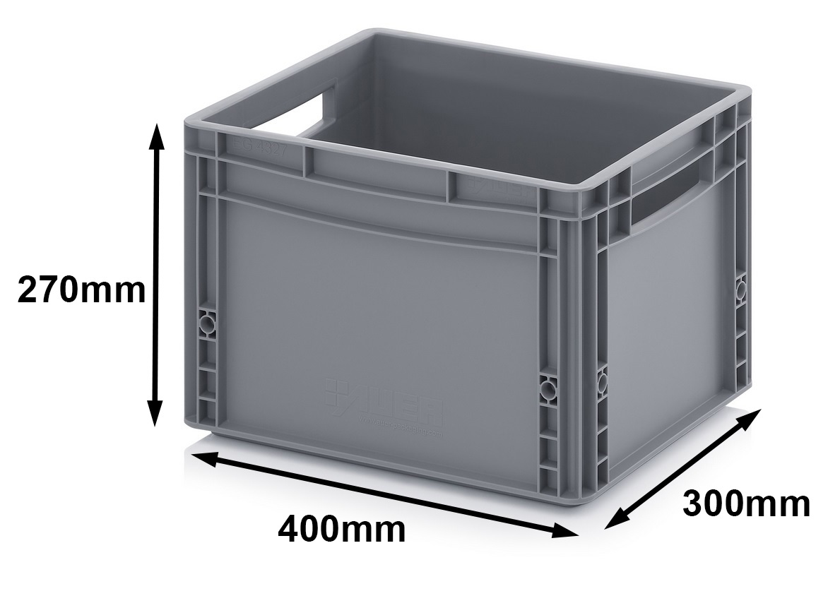 26 Ltr Small Euro Plastic Stacking Container