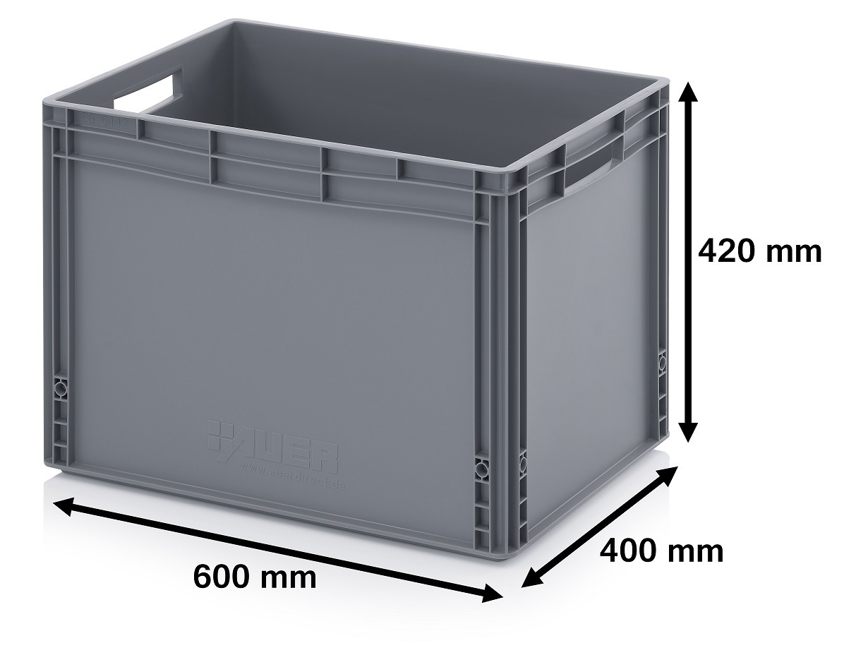 88 Ltr Euro Plastic Stacking Container/Storage Box